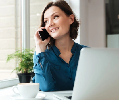 woman calling on phone